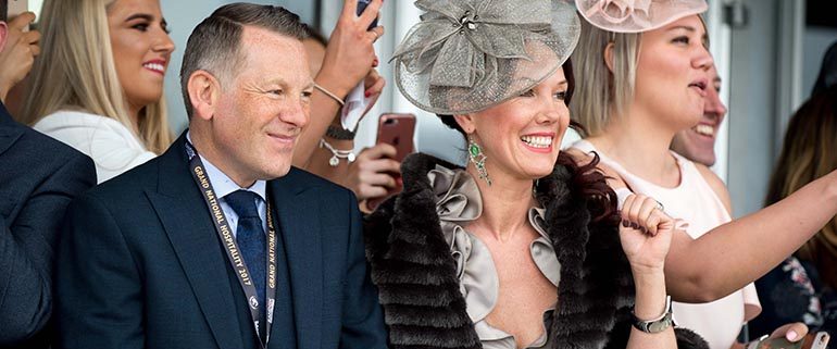 Saddle Up for the Grand National 2019 with Eventmasters Corporate Hospitality Grand National Hospitality guests enjoying the races