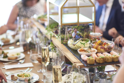 Le Lily Delicous food in Le Lily at Chelsea Flower Show