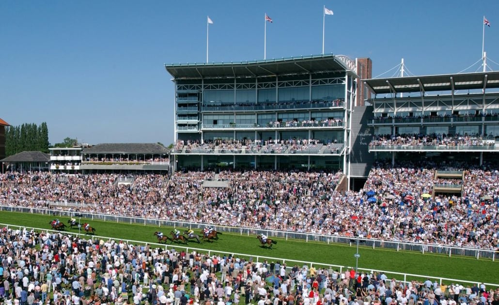 York Ebor Festival 2025, York Racecourse - Voltigeur Restaurant Hospitality - Knavesmire Stand - Horse Racing
