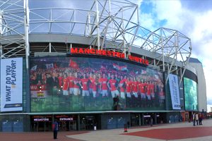 Old Trafford Stadium - entrance view