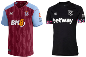 Aston Villa v West ham 2023-24 PL