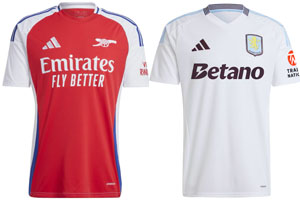 Arsenal v Aston Villa 2024-25