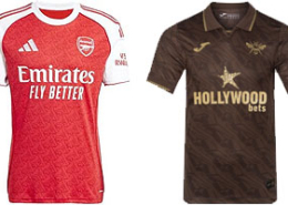 Arsenal v Brentford 2025-26 Kits