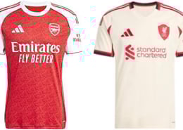 Arsenal v Liverpool 2025-26 Kits