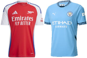 Arsenal v Man City 2024-25