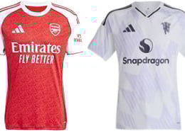 Arsenal v Man United 2025-26 Kits