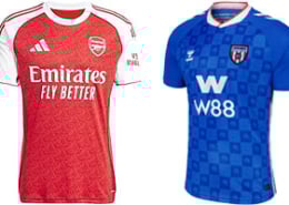 Arsenal v Sunderland 2025-26 Kits