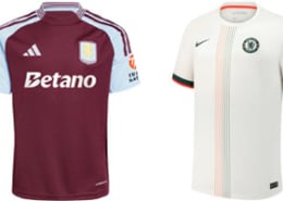 Aston Villa v Chelsea 2025-26 Kits