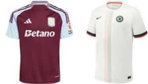 Aston Villa v Chelsea 2025-26 Kits