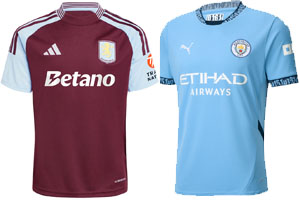 Aston Villa v Man City 2024-25