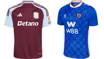 Aston Villa v Sunderland 2025-26 Kits