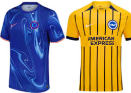 Chelsea v Brighton 2025-26 Kits