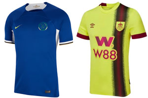Chelsea v Burnley 2023-24 Shirts-Recovered
