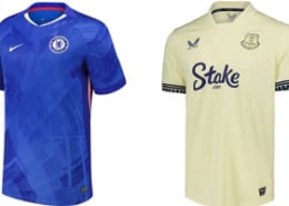 Chelsea v Everton 2025-26 Kits