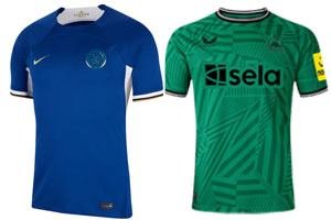 Chelsea v Newcastle 2023-24 Shirts-Recovered