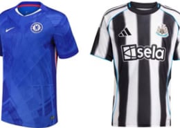 Chelsea v Newcastle 2025-26 Kits