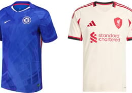 Chelsea vs Liverpool 2025-26 Kits