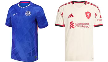 Chelsea vs Liverpool 2025-26 Kits