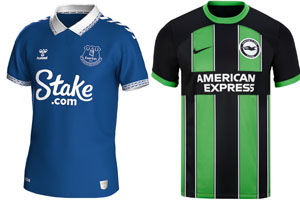 Everton v Brighton 2023-24 Shirts