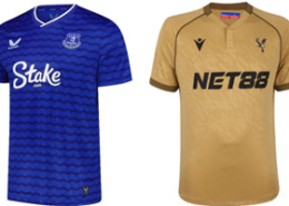 Everton v Crystal Palace 2025-26 Kits