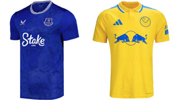 Everton v Leeds United 2025-26 Kits