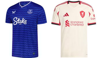 Everton v Liverpool 2025-26 Kits