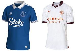 Everton v Man City 2023-24 Shirts