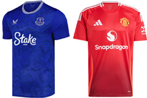 Everton v Man United 2024-25 Kits