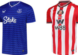 Everton v Sunderland 2025-26 Kits
