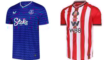 Everton v Sunderland 2025-26 Kits