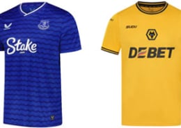 Everton v Wolves 2025-26 Kits