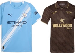 Man City v Brentford 2025-26 Kits