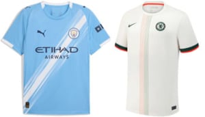 Man City v Chelsea 2025-26 Kits