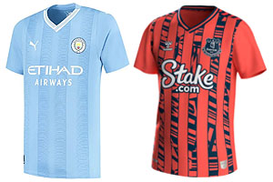 Man City v Everton 2023-24 Shirts