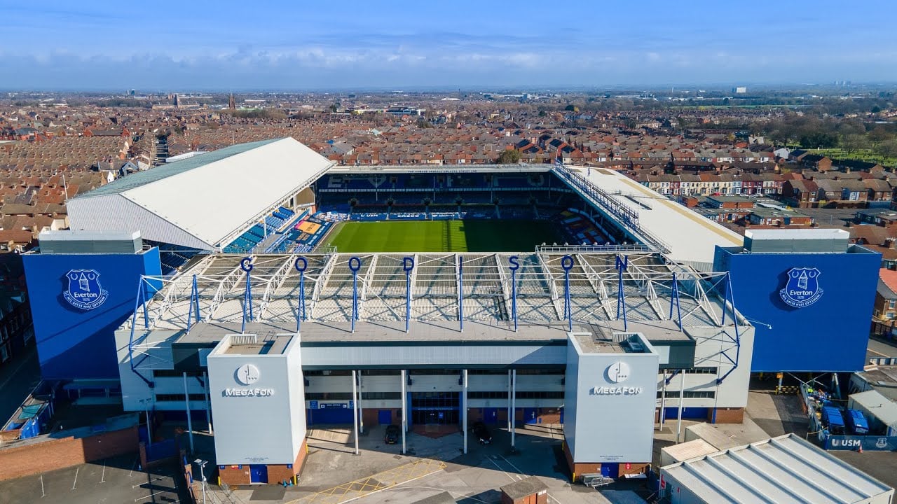 Everton FC 23/24, Goodison Park, 1878 Brasserie - Premier League Football - Hospitality