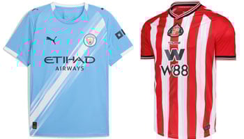 man City v Sunderland 2025-26 Kits