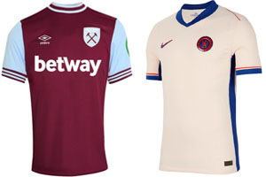 West Ham v Chelsea 2024-25 Kits