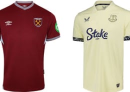 West Ham v Everton 2025-26 Kits