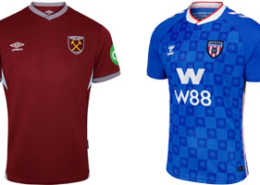 West Ham v Sunderland 2025-26 Kits