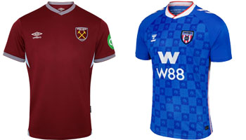 West Ham v Sunderland 2025-26 Kits