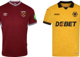 West Ham v Wolves 2025-26 Kits