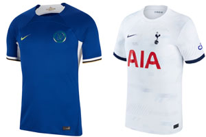 Chelsea v Spurs 2023-24 Shirts