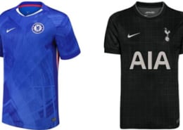 Chelsea v Spurs 2025-26 Kits