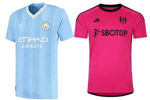 Man City v Fulham 2023-24 Shirts