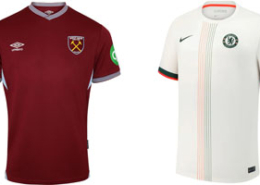 West Ham v Chelsea 2025-26 Kits