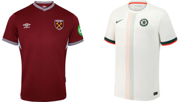 West Ham v Chelsea 2025-26 Kits