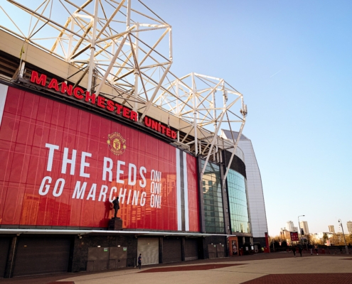 Old Trafford - Man U slogan