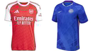 Arsenal v Chelsea 2025-26 Kits