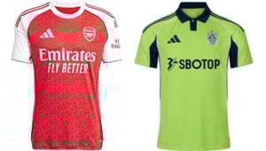 Arsenal v Fulham 2025-26 Kits