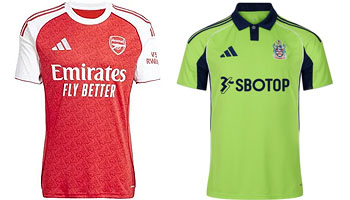 Arsenal v Fulham 2025-26 Kits